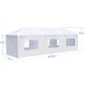 10x30' Spacious, Weatherproof Party Tent