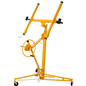 Drywall Lift Panel 11' Lift Drywall Panel Hoist Jack Lifter,yellow