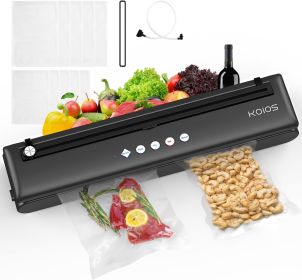 KOIOS Vacuum Sealer Machine, Automatic Food Sealer with Cutter, Dry & Moist Modes