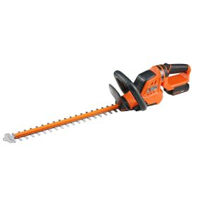 VEVOR 20V Cordless Hedge Trimmer, 18 inch Double-edged Steel Blade, Hedge Trimmer Kit 20V Battery, Fast Charger, and Blade Cover Included