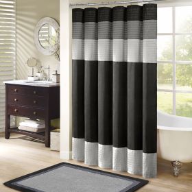 Faux Silk Shower Curtain