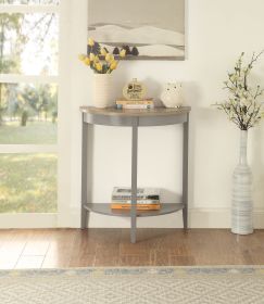 ACME Justino Console Table in Gray Oak & Gray 90161