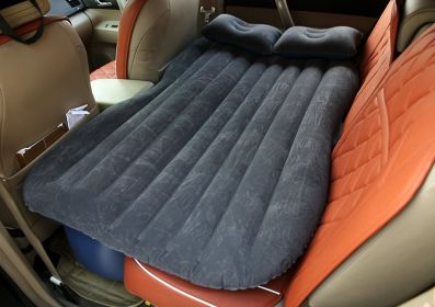 Car Inflatable Bed (Color: black)