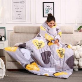 Winter Lazy Quilt with Sleeves (Option: 13 150x200cm)