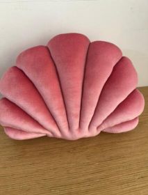 Simulation Shell Pillow Cushion Doll Nap Pillow (Option: Pink-S)