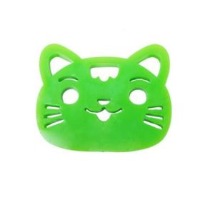 Reusable Pet Hair Remover Laundry Washing Balls Dog Cat Hair Remover Filtering Sticky Household Washing Machine Cleaning Tools (Color: Green Cat 1 pc)