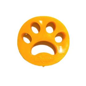 Reusable Pet Hair Remover Laundry Washing Balls Dog Cat Hair Remover Filtering Sticky Household Washing Machine Cleaning Tools (Color: Orange Round 1 pc)