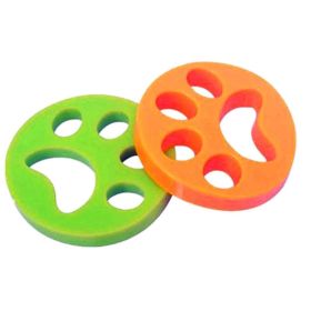 Reusable Pet Hair Remover Laundry Washing Balls Dog Cat Hair Remover Filtering Sticky Household Washing Machine Cleaning Tools (Color: Round 2 Pcs)