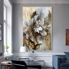 Handmade Flower Oil Painting On Canvas Wall Art Decoration Modern Abstract PictureLiving Room Hallway Bedroom Luxurious Decorative Painting (Style: 01, size: 150x220cm)