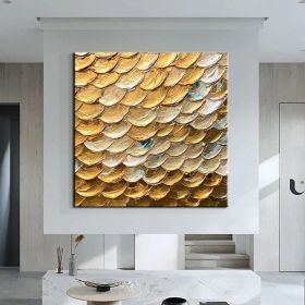 Hand Painted Oil Paintings  Abstract texture painting Home Decor Living Room Hallway Luxurious Decorative Painting (Style: 01, size: 150x150cm)