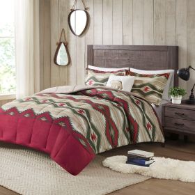 Down Alternative Comforter Set with Throw Pillow (Color: as Pic)